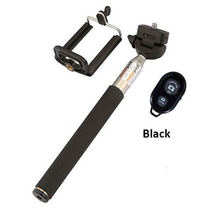 Selfie Stick Handheld  Bluetooth  Remote Control iPhone Android Phone