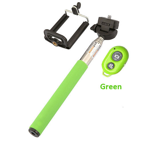 Selfie Stick Handheld  Bluetooth  Remote Control iPhone Android Phone