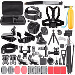 Camera Accessories Set with Handheld Monopod Mount Strap for go pro hero 5 4 3 kit For SJCAM Sports Action Camera Accessories